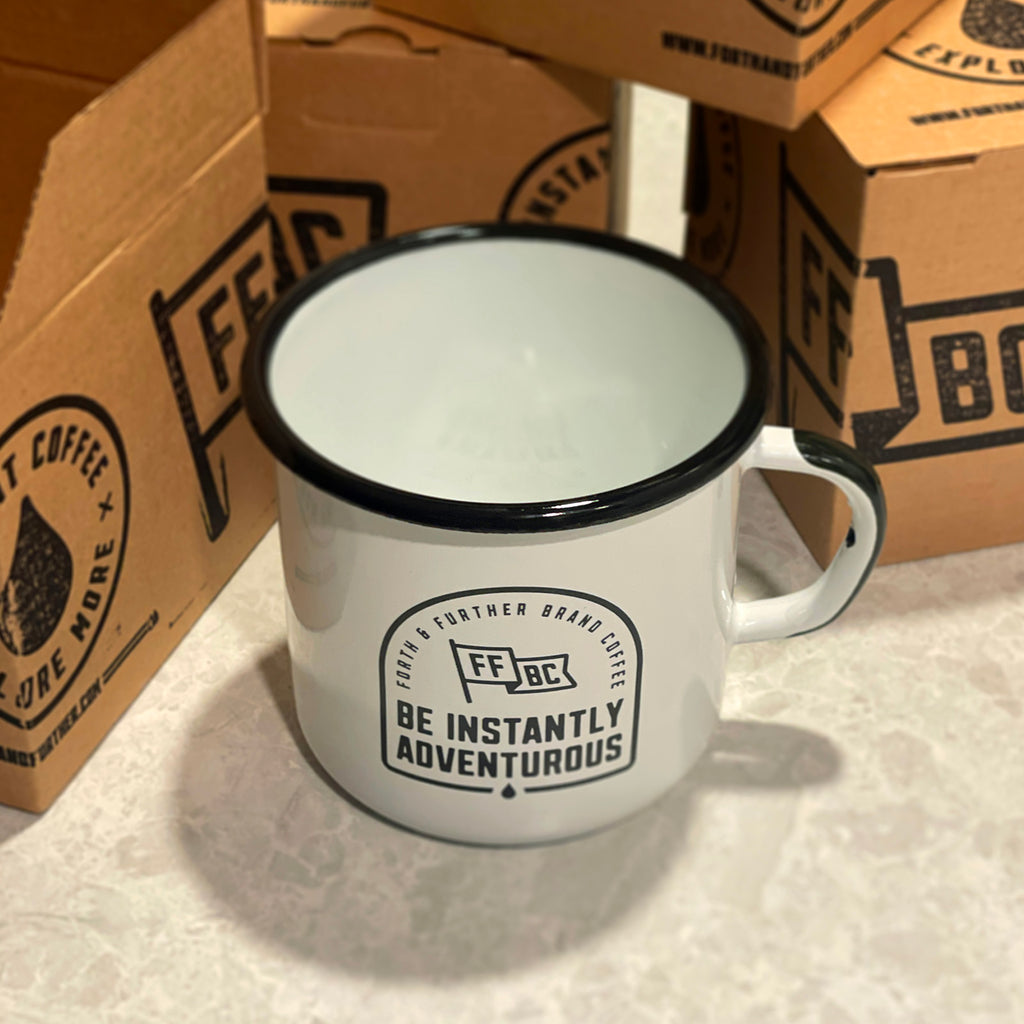 Instantly Adventurous Enamelware Campfire Mug